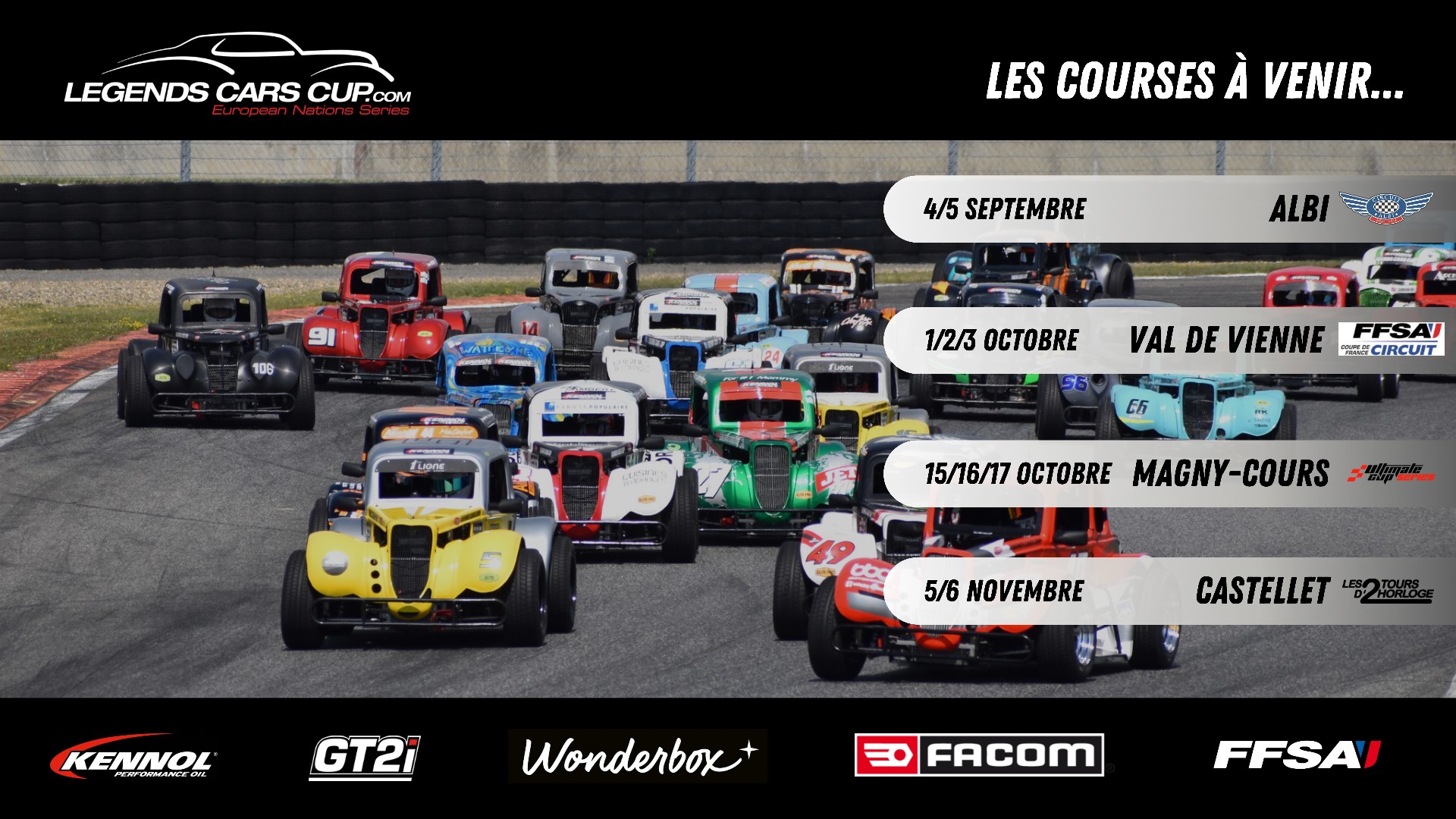 Calendrier 2021 Legends Cars Cup